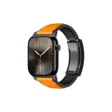 Апельсин с черной складной застежкой