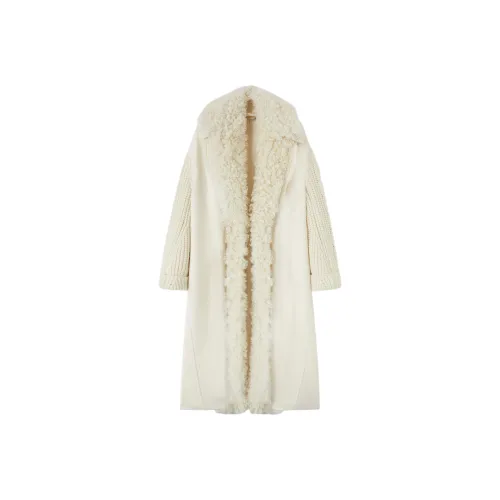 ERMANNO SCERVINO Белое Женское Пальто