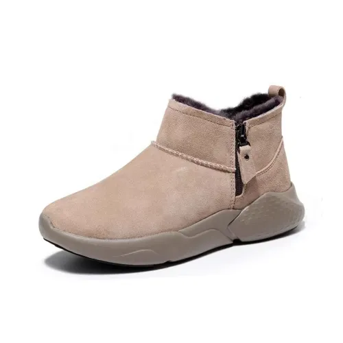 SENJIALUO Термический Увеличивающий Высоту Устойчивый к Износу 8 см Снежные Ботинки Женские