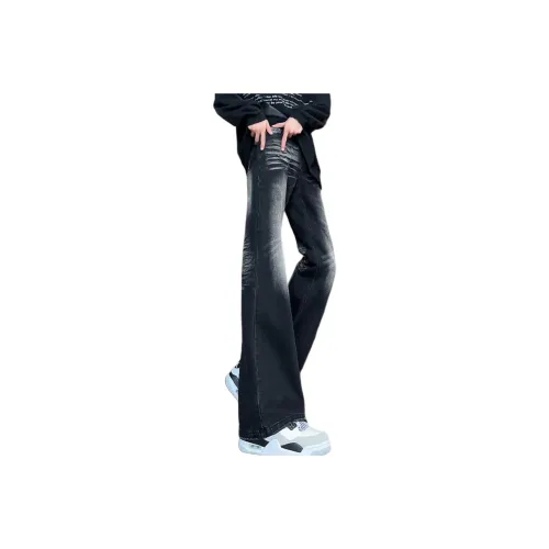 City Hipster Черный Унисекс Джинсы