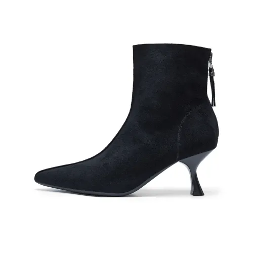 ELLE Эластичные облегающие ботинки ботильоны женские 2025 женские ботинки