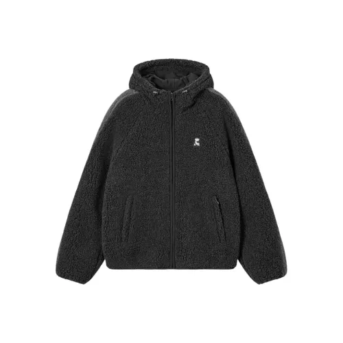 Rest Recreation Флис Капюшон ZIP UP Бархат Feel Пальто Мужской