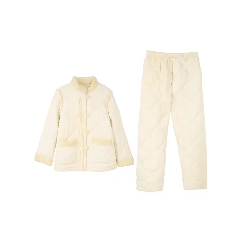 Aannsfam Shell Жёлтый Женский Пижамный Комплект