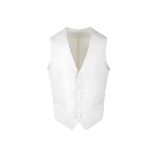 Tagliatore Белый Мужской Жилеты