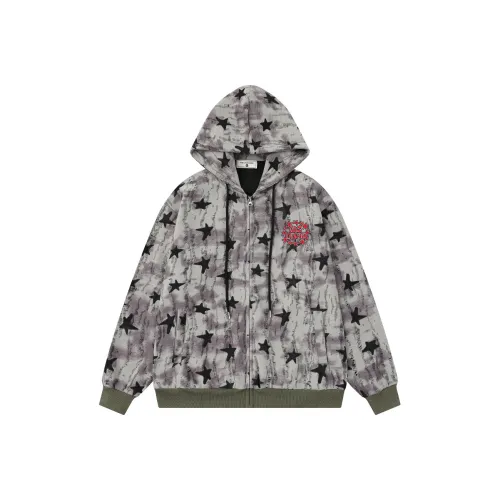 WAYHWEI Серый Черный Унисекс Свитшоты