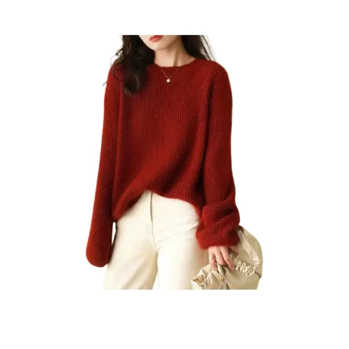 SIXUSICHOU Красный Женский Трикотаж