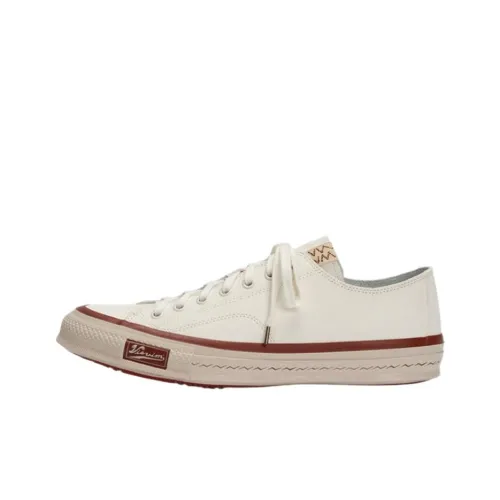 Visvim Skagway Low Топ Скейтборд Кроссовки Мужские Белые