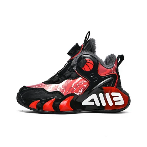 Трансформеры Slip Resistant Anti KICK Устойчивый к износу Водонепроницаемый Термический MID Верх Баскетбольные кроссовки Детские