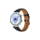 Чёрный кожаный ремешок