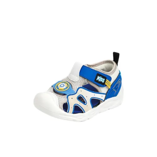 Dr.Kong Slip-resistant и дышащие низкие топы детские сандалии бежевый синий для детей 3-7 лет