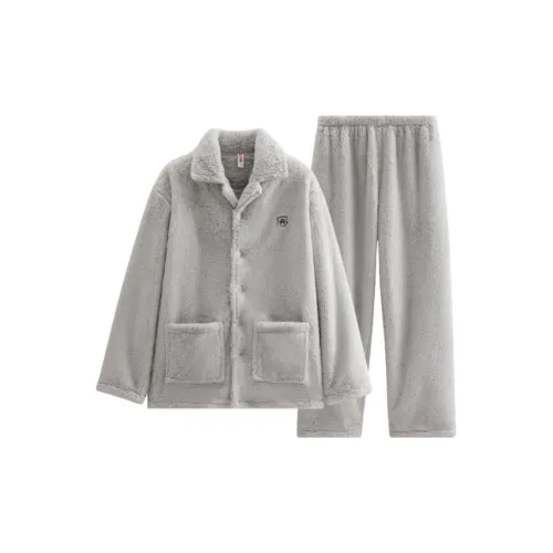 FENTENG FJ26940676 Light Gray Men's Pajama Sets