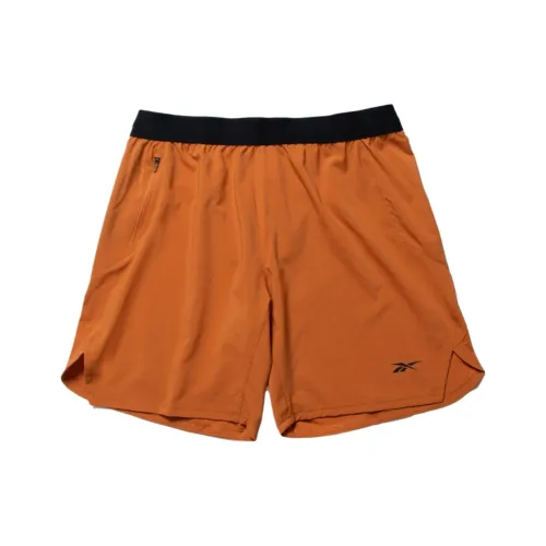 Reebok Orange Men's Casual Shorts Reebok Оранжевые Мужские Повседневные Шорты
