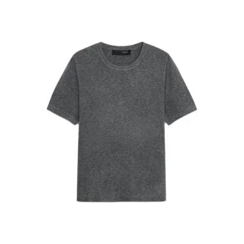 ZARA Зебра с принтом серые женские T-рубашки