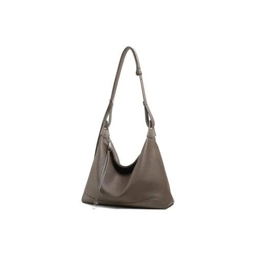 VINEY Сумка через плечо из коровьей кожи стандартная женская слоновая серый