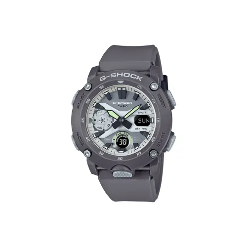 CASIO HIDDEN GLOW Collection Кварцевые часы Унисекс Серый циферблат
