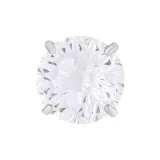 Жемчужно-белый, серьги-гвоздики, размер, вырезанный по размеру [Одиночный]