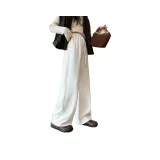 Коричневые бежевые штаны с флисовой подкладкой