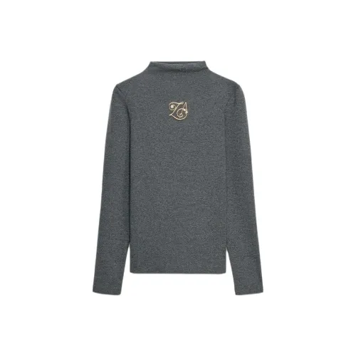 ZARA Темно-серые женские T-рубашки