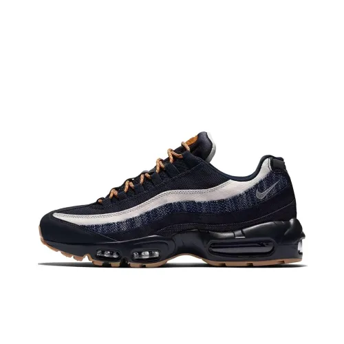 Levi's x Nike Air Max 95 Low Беговые кроссовки Унисекс Синие Серые