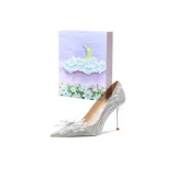 Звездный свет Серебряный Фиолетовый Луна Галактика Коробка