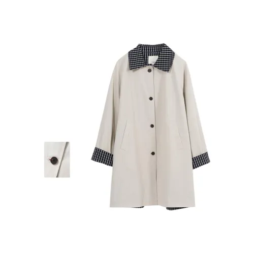 ZIMO Светлый хаки Женская тренч-куртка