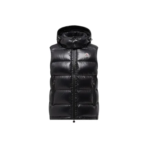 Moncler Мужские жилеты черного цвета