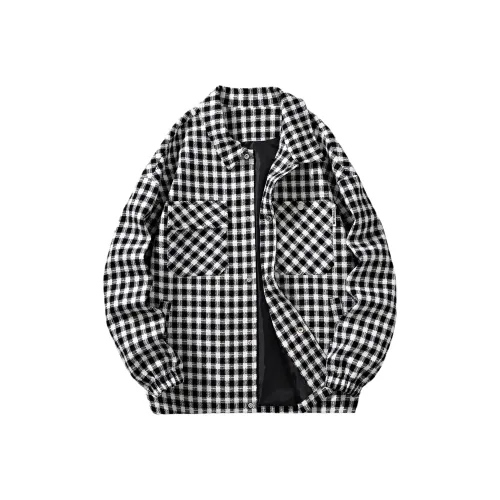 Tingqu Куртка Мужская Черно-Белая