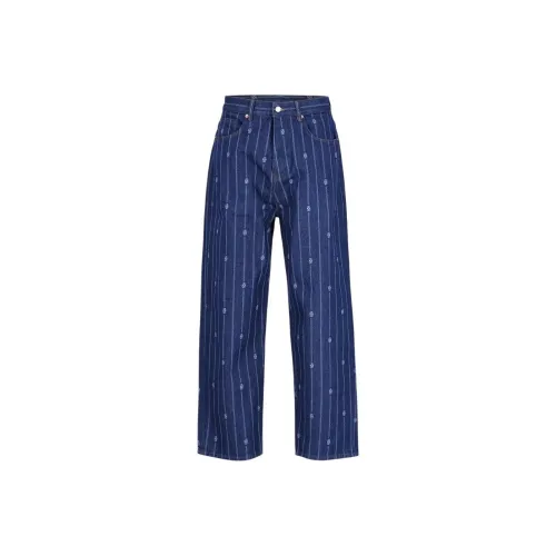 DROLE DE MONSIEUR Blue Men's Jeans DROLE DE MONSIEUR Синий Мужской Джинсы