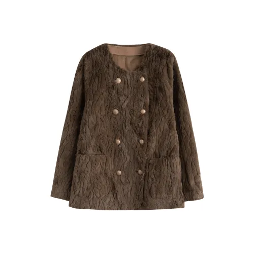 Tonlion Кофе Женские Меховые изделия