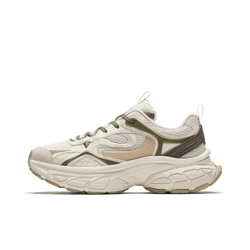 ANTA Звезда и луна 5 Повседневная обувь Мужская Рыбка Belly Белый Лоза Сине-зеленый Эмаль Серый