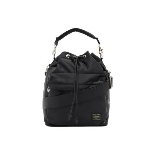 PORTER Нейлоновая сумка через плечо унисекс черная