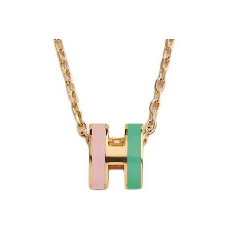 HERMES Лак Art Metal Necklaces Женские Malabar Цвет
