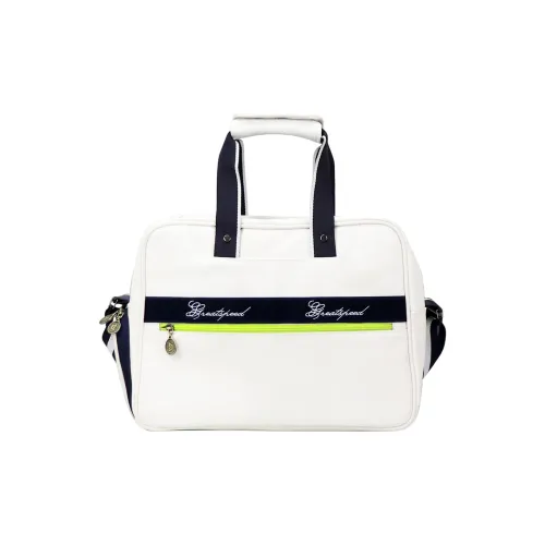 GREATSPEED Спортивная сумка из искусственной кожи унисекс белого цвета
