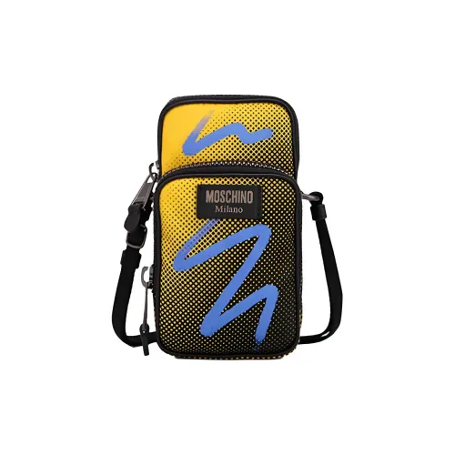 MOSCHINO Полиэстер Сумка через плечо Сумка на плечо Мужская Желтая