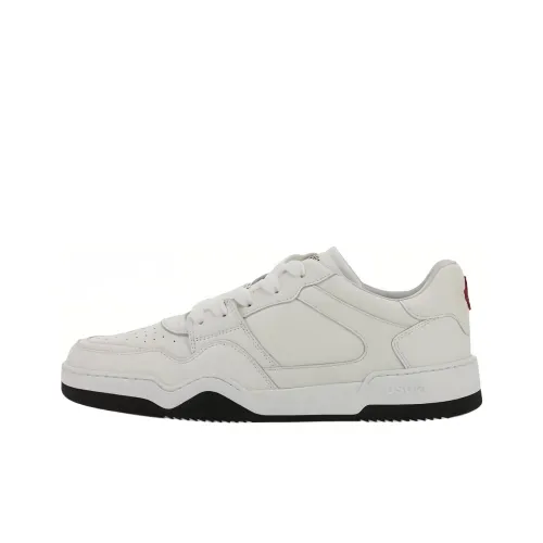 DSQUARED 2 Низкие кроссовки для скейтбординга Мужские Белые