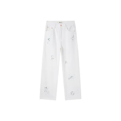 Jeep P755MWNQ07 White [Официальный] Унисекс Джинсы