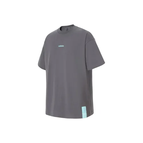 Adidas Темно-серые Мужские T-рубашки