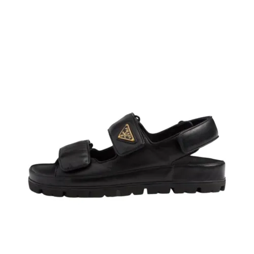 PRADA One Ремень Сандалии Женские Черный