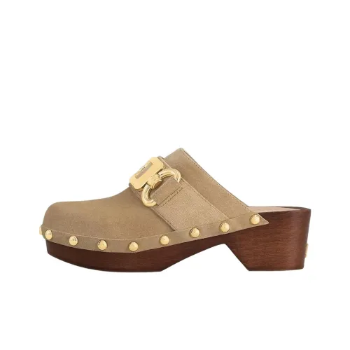 LOUIS VUITTON Cottage Домашние тапочки Женские Коричневый