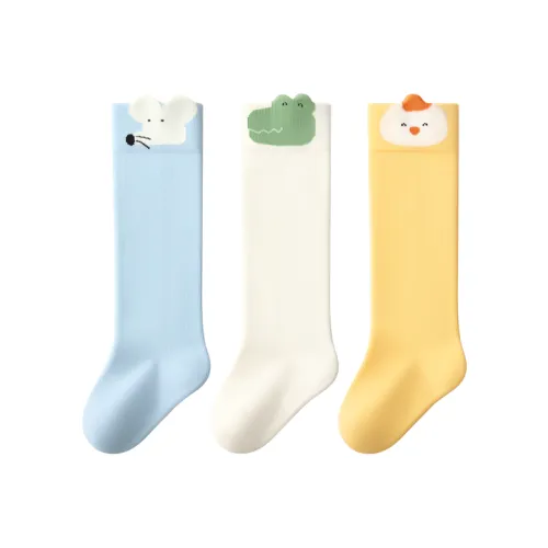 Малыш Осенние Зимние Детские Носки для Мальчиков 3 Пачки Высокая Эластичность Без Ограничений для Младенца Для Малышей