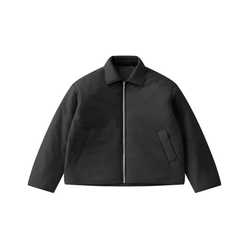 RESTICK 133G Золотой логотип P Хлопок Отложной воротник Пуховая куртка Унисекс