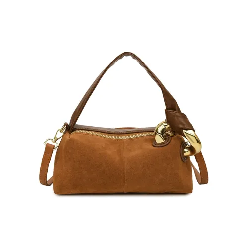 SWIMADE PU (полиуретан) замша Сумка Стандартная Женская Кофейно-коричневая