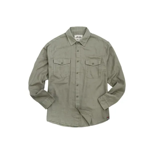 AKCLUB Армия Зеленый Мужская Рубашка