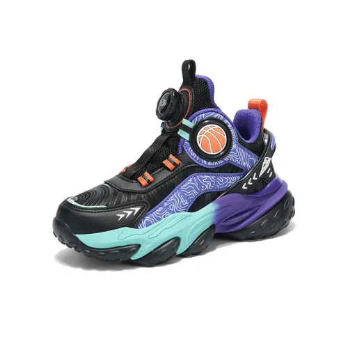 Питер Пэн Амортизация Устойчивый к истиранию Дышащий Противоскользящий MID Топ Детские Баскетбольные кроссовки Подростки