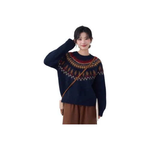 PZHK Темно-синий женский трикотаж