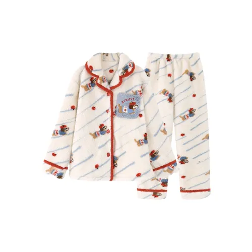 Meter Apple Puppy Women's Pajama Sets