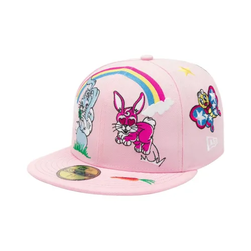 New Era x KENZO Полиэстер Кепки Унисекс Розовый