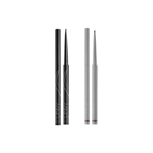 UNNY Delicate Шелковистый Натуральный Eyeliner Pencil Ультра Тонкий Легкий для Смесь 0,05г+0,06г