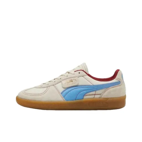 PUMA Palermo Low Топ Скейтборд Кроссовки Унисекс Бежевый Серый Синий