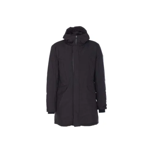 HERNO Черный Мужской Пуховик